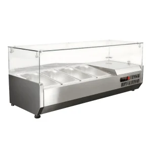 Dynamic GN 1130SB - Salad Bar - 4 Θέσεων Ψυχόμενη