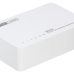 TOTOLINK 5-Port 10/100Mbps Desktop Switch.