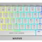 MARVO KG962 GAMING RGB ΜΗΧΑΝΙΚΟ ΠΛΗΚΤΡΟΛΟΓΙΟ, ΛΕΥΚΟ